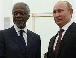 Putin'den Annan'a destek