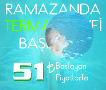 Ramazan'da tatil keyfi 51 TL'den başlıyor!