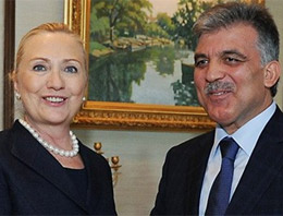 Gül ve Clinton'ın gündemi Suriye!