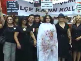 CHP'li kadınlardan Fındıklı protestosu
