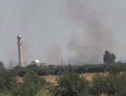 Suriye Türkiye sınırından dumanlar yükseliyor