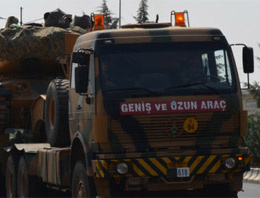 Türk tankları sınıra iniyor